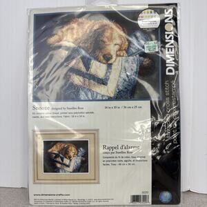 Vintage Dimensions Stamped Crosstitch Needle Point‎ Kit Snooze #3220